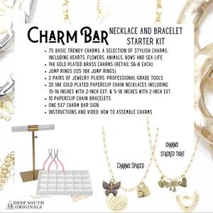 Necklace and Bracelet Starter Kit - Gold and Silver